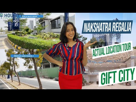 Nakshatra Regalia Gift City | Actual Location Tour | Investment in Commercial Property Ghandinagar