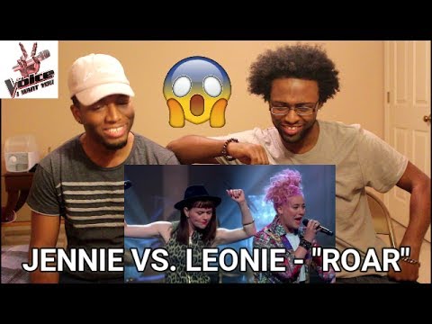 Jennie Lena vs. Leonie Bos – Roar (The Battle | The voice of Holland 2015) (REACTION)