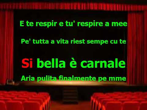 FRANCO CALONE ROBERTA BELLA ARIA PULITA KARAOKE CON VOCE DI ROBERTA  ALLA FINE NUETTO FINALE