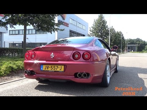 Ferrari 550 Maranello exhaust sounds