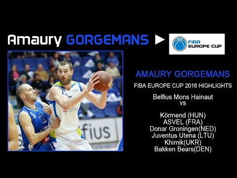 Amaury Gorgemans FIBA EuropeCup 2016 highlights