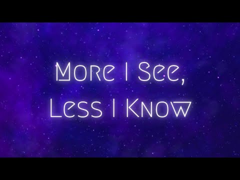 Jake'O - More I See, Less I Know (Lyric Video)