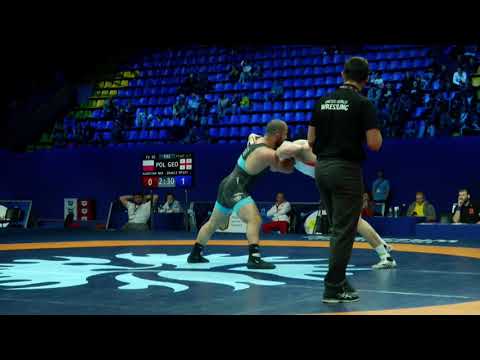 Final 1/2   FS   92 kg RADOSLAV  MARCINKIEWICZ (POL) IRAKLI MTSITURI (GEO)