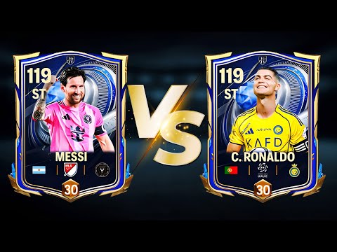 BEST ST IN FC MOBILE | 114 OVR TOTY MESSI VS 114 OVR TOTY RONALDO REVIEW FC MOBILE