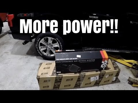 2018 F150 5.0L K&N intake and Borla exhaust install