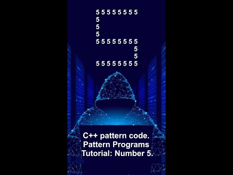 C Pattern Code Pattern Programs Tutorial Number 5