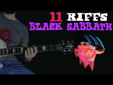Top 11 Riffs - Black Sabbath (Old Version)