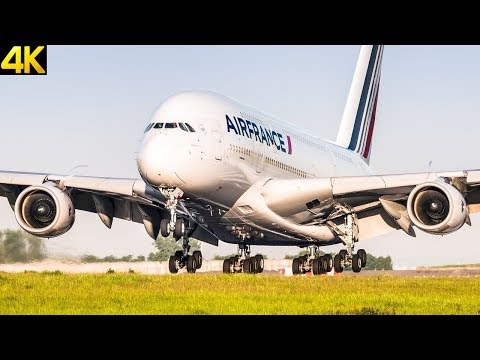 [4K] Runway 09L in Paris CDG airport