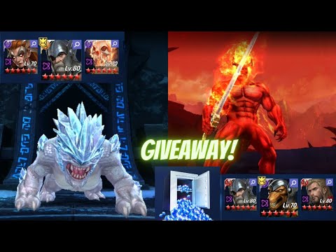 LVL 80 ODIN VS T4 ODIN VS T4 THOR ( UNI HERO ABX - ALIEN MALE ABL ) - GIVEAWAY - Marvel Future Fight
