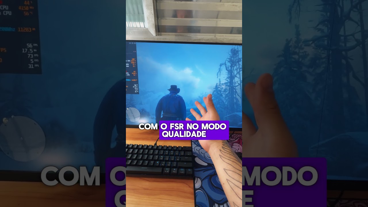 RX 7600 RODANDO JOGOS EM 4K 60FPS  #pcgamer  #pcgamerbarato  #pcgamercustobeneficio #rx7600
