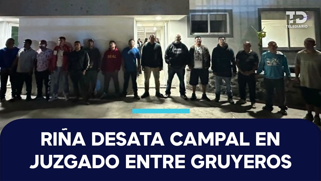 Batalla campal entre trabajadores de grúas deja 19 detenidos en Valle de Chalco