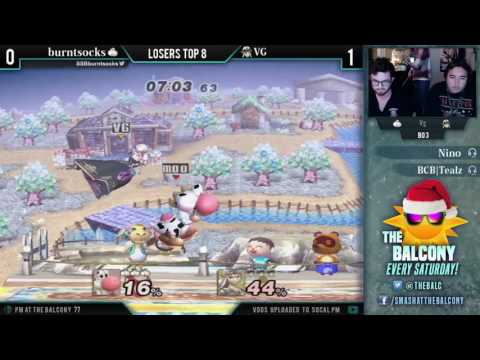 PM @ the Balcony 77 - Losers Top 8 ft. burntsocks (Yoshi) VS VG (Zelda)