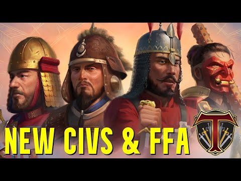 New Age of Empires 4 Civs: Dynasties of the East - Multiplayer Matches & FFA!