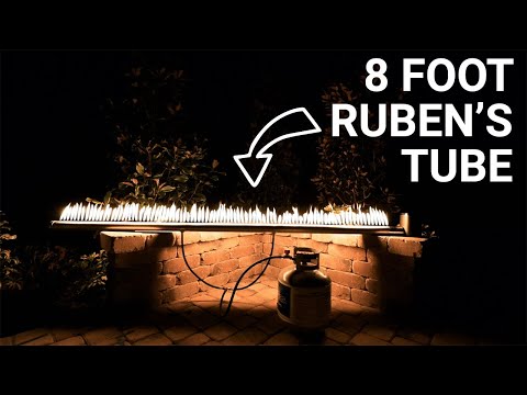 Long Musical Fire Tube (Ruben's Tube)