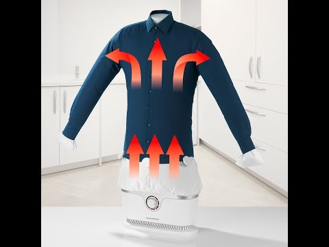 CLEANmaxx Iron for Shirts & Blouses in White/Silver (00384) | maxx-world