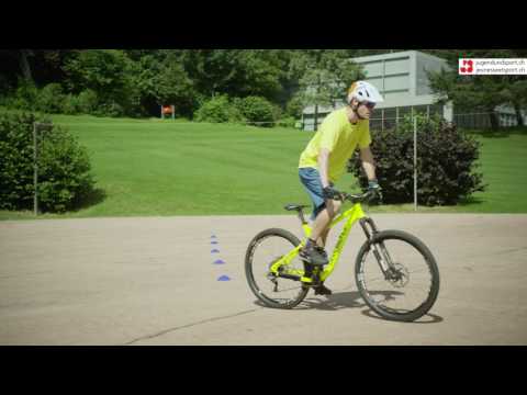 Mountainbike – Fahrtechniken: Kurven fahren / Bike lenken