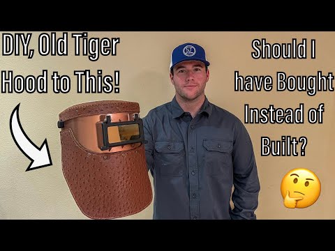 Making a Leather Welding Helmet