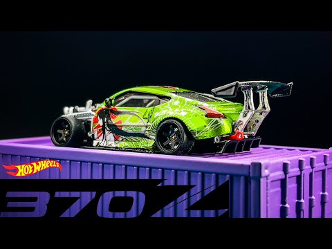 Nissan Fairlady 370Z Twin Turbo V8 engine Hot Wheels Custom