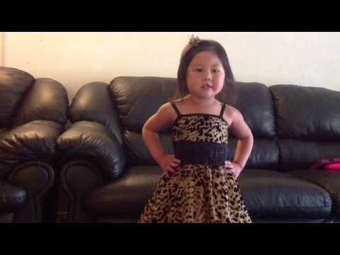 3 year old sing Heart attack Demi lovato must watch. Video