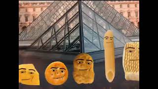 Nuggets con jamón en el museo del Louvre