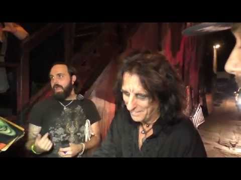 Alice Cooper leaving the Hollywood Vampires Concert at The Roxy in West Hollywood