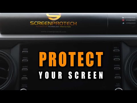 ScreenProtech Install | #screenprotection #toyota #toyotamods