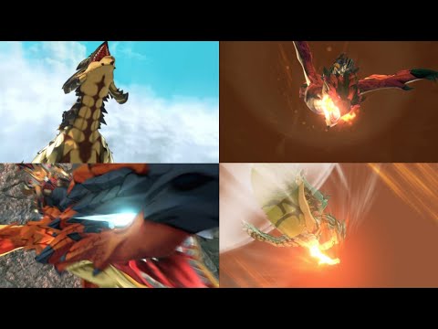 All Rathalos Kinship skills (monster hunter stories 2)