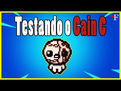 HABILITANDO E JOGANDO COM CAIN C - THE BINDING OF ISAAC REPENTANCE - #555 PTBR