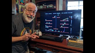 Playing Hard Hat Mack on Atari while Hopped Up - allergy season hitting me hard - 8bit Retrogaming