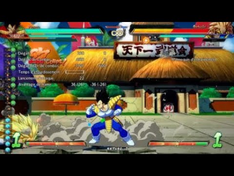 Baby to base vegeta loop DBFZ