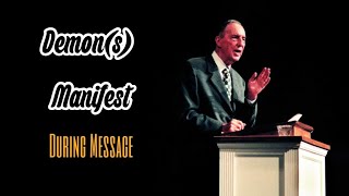 Evil Spirit(s) Manifest During Derek Prince Sermon