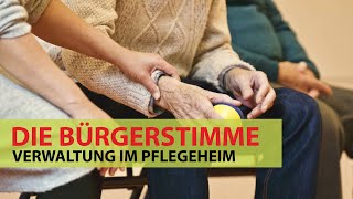 Verwaltung im Pflegeheim - Ein Einwohner aus dem Burgenlandkreis
