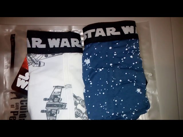 Vídeo relacionado con FREEGUN M - Calzoncillo bóxer Gift Star Wars para Hombre Microfibra