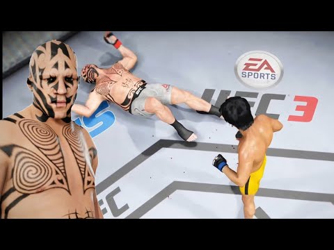 UFC Bruce Lee vs New Zealand Maori Bloody knockouts