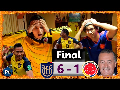 Ecuador 6 Colombia 1 | Qatar 2022 CONMEBOL Qualifiers | Friends' Reactions | Irony Club