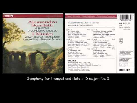 Alessandro Scarlatti - Sinfonie di Concerto Grosso - I Musici - 1980
