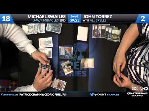 SCGPORT - Legacy - Quarterfinals - Michael Swailes vs John Torrez [Magic: the Gathering]