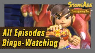 Download lagu BINGE-WATCHING All Episodes l Stone Age the Legendary Pet l NEW Dinosaur Animation mp3