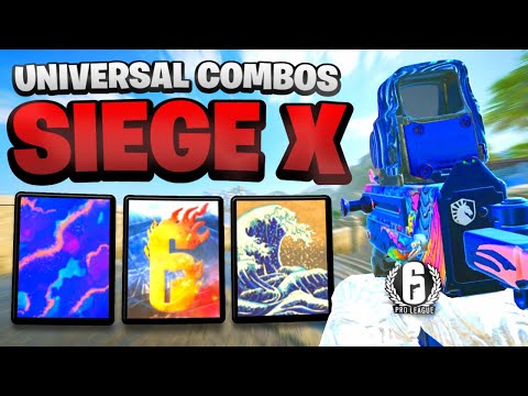 *BEST* SEASONAL + UNIVERSAL COMBOS - R6 SIEGE MARKETPLACE 2!