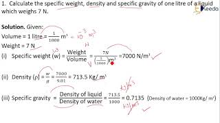 Numerical 1 - Weight Volume Relationships - Introduction to Geotechnical Engineering