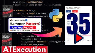 Hammer Candlestick Scanner  | Real-Time Algo Trading using Python [Part 35]