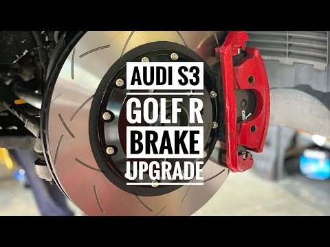 Track Ready Brake Upgrade For an Audi S3 or Golf R MK7 with DBA Rotors and Forza FP3 Brake Pads