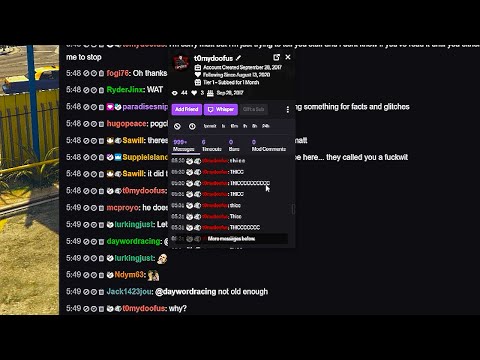 Reading Viewer Chat Logs: THICC THICC THICC THICC THICC THICC THICC THICC THICC THICC THICC