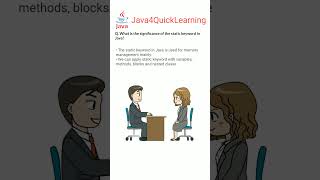 What is static keyword in Java #java #static #keywords #interviewquestions #java4quicklearning