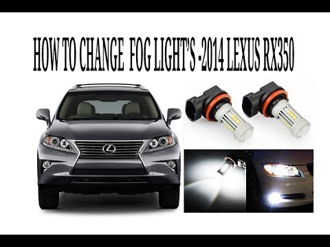 Lexus RX350 LED Fog light replacement Easy to install do it yourself at home