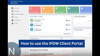 How to use IFDW Client Portal: first log in and first steps - a quick guide