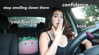 Answering TMI girl talk questions | your first time, confidence, hygiene