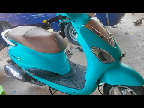 Motor Mattic Attila  z full blok pink ke biru tosca  makin mantap bro