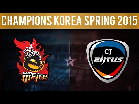 Najin e-mFire vs CJ Entus Game 1, LCK Spring 2015 W8D2, NJE vs CJ