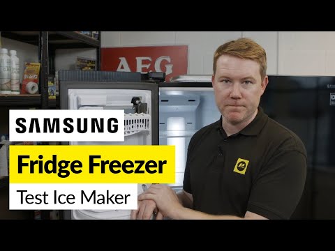 Samsung Fridge Freezer Ice Maker Test - Reset Your Ice Maker QUICKLY!